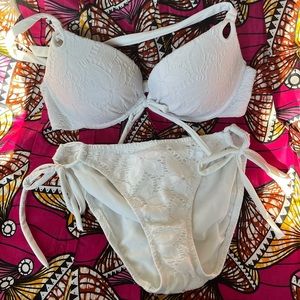 Sunny White lace bikini